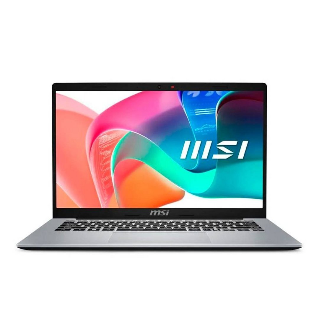 لابتوب ام اس اي مودرن، إنتل كور i5، 8 جيجابايت رام، 512 جيجابايت SSD، شاشة 14 بوصة، ويندوز 11 هوم - فضي لابتوب ام اس اي مودرن، إنتل كور i5، 8 جيجابايت رام، 512 جيجابايت SSD، شاشة 14 بوصة، ويندوز 11 هوم - فضي